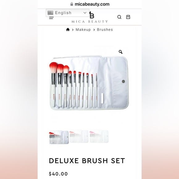 Mica Brush Set   (New in Sealed Box) - Picture 3 of 4